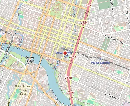 Map showing Moonshine Grill