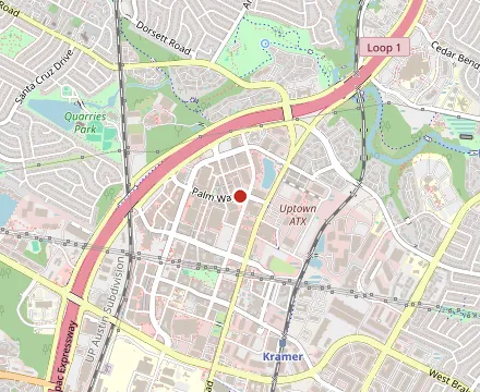 Map showing Doc B's Restaurant