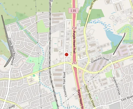 Map showing Jack Allen's Kitchen