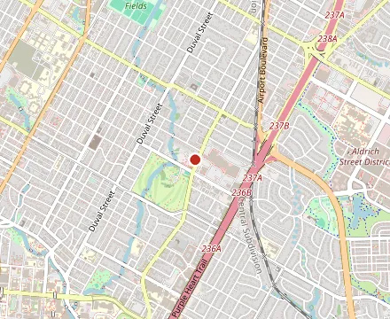 Map showing Lutie’s