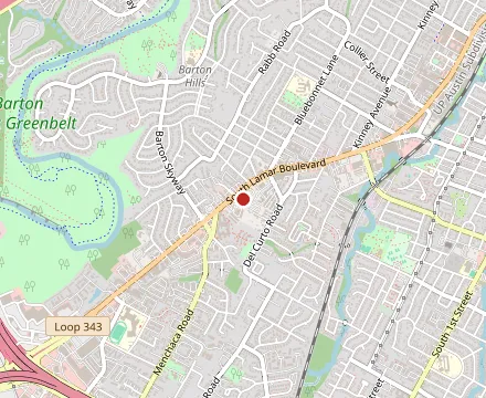Map showing Matt's El Rancho