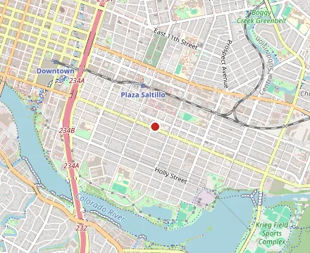 Map showing Rollin Smoke BBQ
