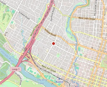 Map showing Jeffrey's